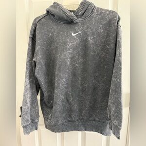 Nike Washed Black/Grey Pullover Hoodie